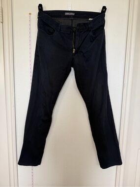Vince Men's Slim Straight Jeans in Black